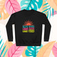 Good Vibes Sweatshirt — "Blue Skies Good Days" Retro Sun Crewneck, Sizes S–3XL