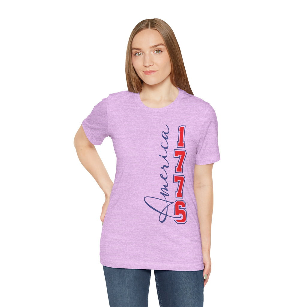 1776 America Graphic Tee — 76 Land of the Free Patriotic T-Shirt