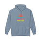 Good Vibes Hoodie — "Blue Skies Good Days" Retro Sun Pullover, Sizes S–5XL