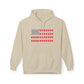 Beer Pong American Flag Hoodie — Red Cups & Stars Patriotic Party Sweatshirt, Sizes S–5XL