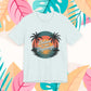 Believe in New Beginnings Sunset Palm T-Shirt