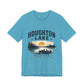Houghton Lake Michigan Sunset Canoe T-Shirt — "Life Is Better at the Lake"