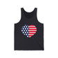 Patriotic USA Tank Top — Bella+Canvas Unisex Jersey Tank, Sizes XS–2XL
