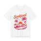 Sunkissed Sunset Tee — Tropical Palm Beach Graphic T-Shirt, Sizes S–3XL