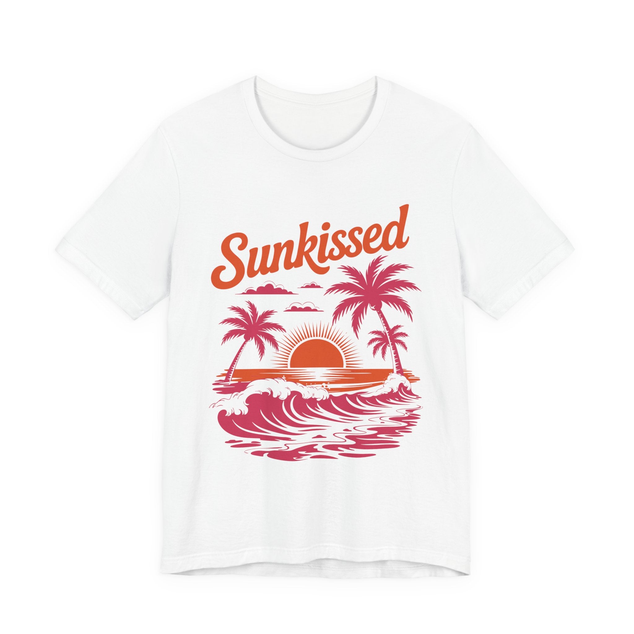 Sunkissed Sunset Tee - Tropical Palm Beach Graphic T-Shirt