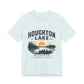 Houghton Lake Michigan Sunset Canoe T-Shirt — "Life Is Better at the Lake"