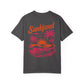 Sunkissed Sunset T-Shirt — Garment-Dyed Retro Beach Graphic Tee, Sizes S–4XL
