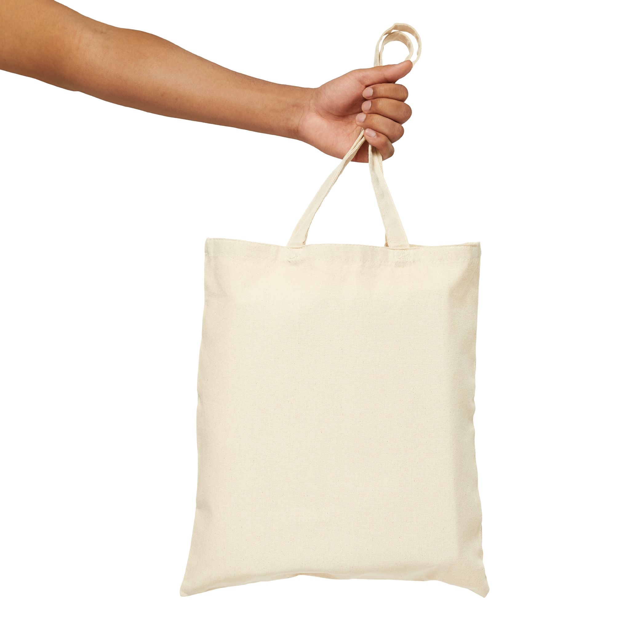 Palm Tree Canvas Tote Bag — Tropical Eco-Friendly Cotton Shopping Bag