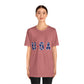 USA Stars Patriotic T-Shirt — Red, White & Blue Fourth of July Tee, Sizes XS–4XL