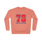 America 1776 Crewneck Sweatshirt — Land of the Free Patriotic Pullover, Sizes S–3XL