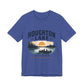 Houghton Lake Michigan Sunset Canoe T-Shirt — "Life Is Better at the Lake"