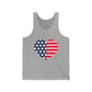 Patriotic USA Tank Top — Bella+Canvas Unisex Jersey Tank, Sizes XS–2XL