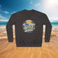 Salty Soul Sweatshirt — Vintage Beach Sunset Palm Crewneck, Sizes S–3XL
