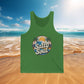 Salty Soul Beach Tank Top — Retro Palm Tree Summer Tank, Sizes XS–2XL