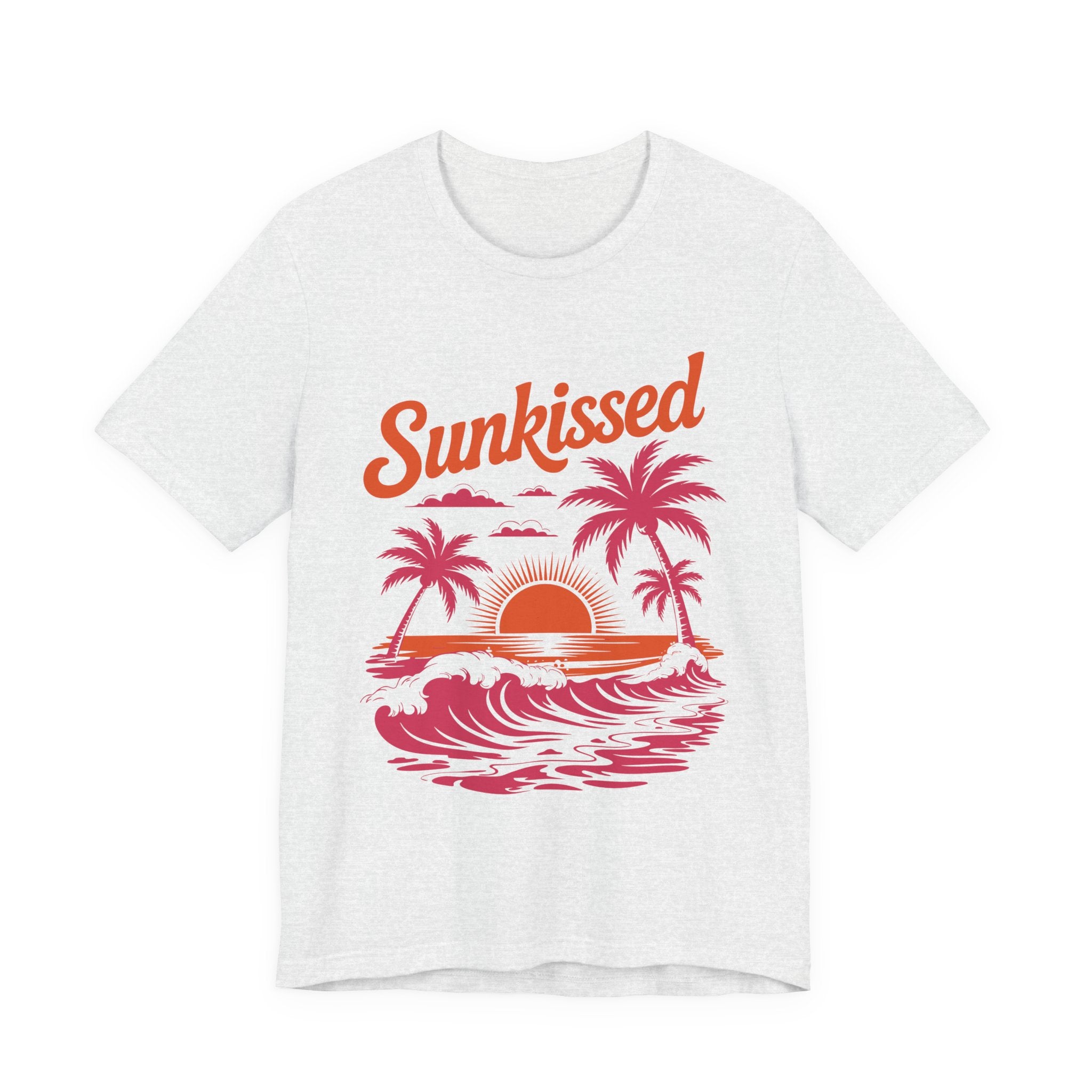 Sunkissed Sunset Tee - Tropical Palm Beach Graphic T-Shirt