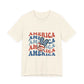 America Peace Sign T-Shirt — Retro Patriotic 4th of July Tee, Sizes XS–4XL