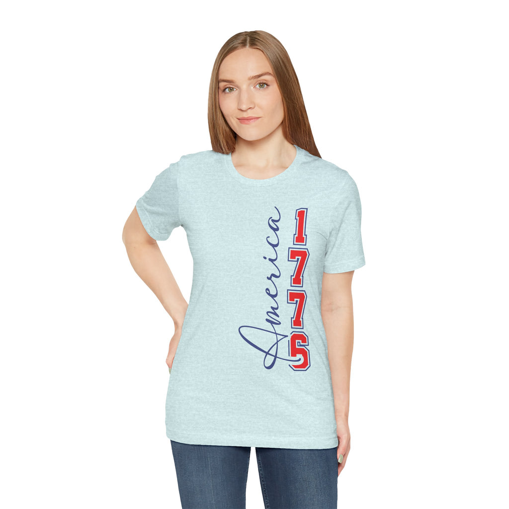 1776 America Graphic Tee — 76 Land of the Free Patriotic T-Shirt