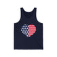 Patriotic USA Tank Top — Bella+Canvas Unisex Jersey Tank, Sizes XS–2XL