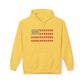 Beer Pong American Flag Hoodie — Red Cups & Stars Patriotic Party Sweatshirt, Sizes S–5XL