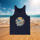 Salty Soul Beach Tank Top — Retro Palm Tree Summer Tank, Sizes XS–2XL