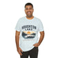 Houghton Lake Michigan Sunset Canoe T-Shirt — "Life Is Better at the Lake"