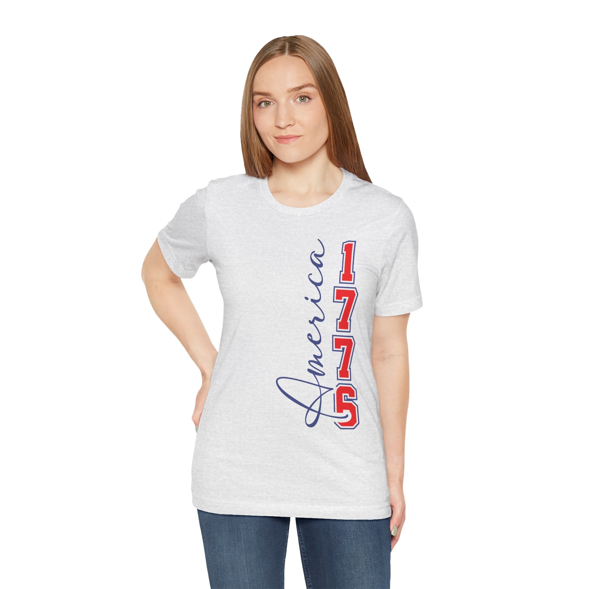 1776 America Graphic Tee — 76 Land of the Free Patriotic T-Shirt