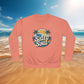 Salty Soul Sweatshirt — Vintage Beach Sunset Palm Crewneck, Sizes S–3XL
