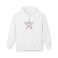 4th of July Star Hoodie — Patriotic USA Star Graphic Pullover, Sizes S–5XL