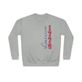 America 1776 Crewneck Sweatshirt – 76 Land of the Free Patriotic Pullover
