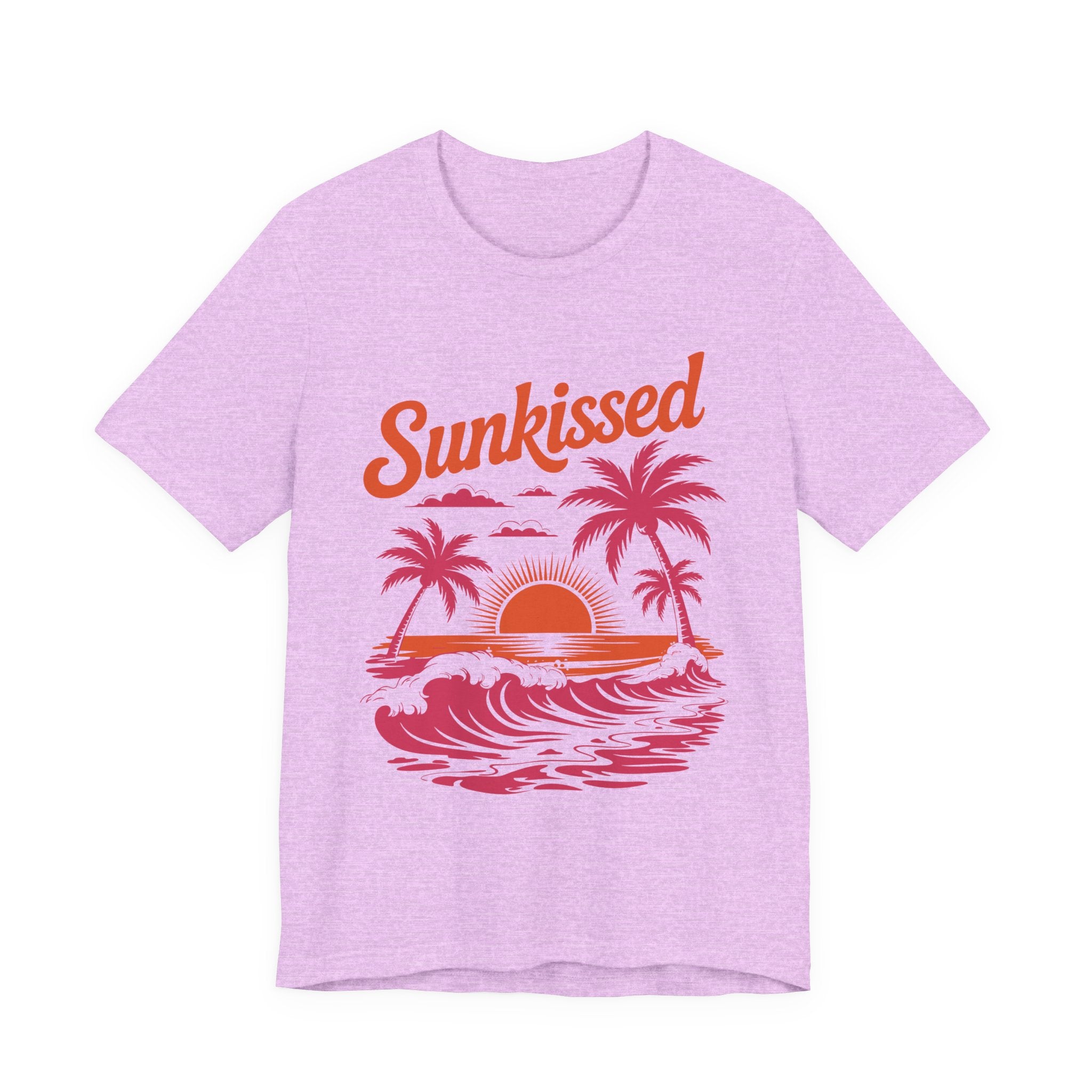 Sunkissed Sunset Tee - Tropical Palm Beach Graphic T-Shirt