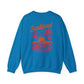 Sunkissed Beach Crewneck Sweatshirt — Retro Surf Graphic Pullover, Sizes S–5XL