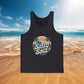Salty Soul Beach Tank Top — Retro Palm Tree Summer Tank, Sizes XS–2XL
