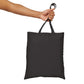 Palm Tree Canvas Tote Bag — Tropical Cotton Eco Tote, 15" x 16"