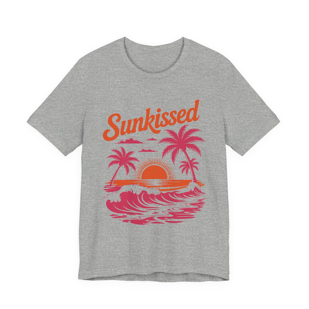 Sunkissed Sunset Tee - Tropical Palm Beach Graphic T-Shirt