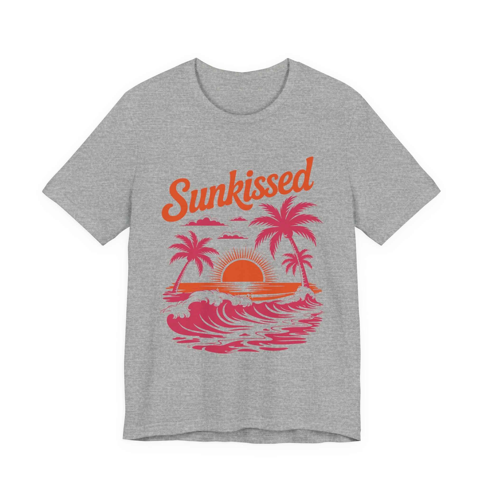Sunkissed Sunset Tee - Tropical Palm Beach Graphic T-Shirt
