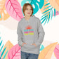 Good Vibes Hoodie — "Blue Skies Good Days" Retro Sun Pullover, Sizes S–5XL