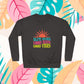 Good Vibes Sweatshirt — "Blue Skies Good Days" Retro Sun Crewneck, Sizes S–3XL