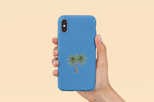 Palm Tree Tough Phone Case — Slim Protective Tropical iPhone Cover