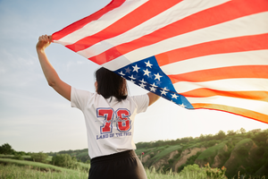 1776 America Graphic Tee — Land of the Free Patriotic T-Shirt, Sizes S–3XL