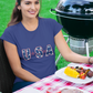 USA Stars Patriotic T-Shirt — Red, White & Blue Fourth of July Tee, Sizes XS–4XL