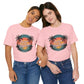 Believe in New Beginnings Sunset Palm T-Shirt