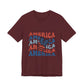 America Peace Sign T-Shirt — Retro Patriotic 4th of July Tee, Sizes XS–4XL