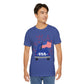 Patriotic USA Tee — Vintage Truck with American Flag & Fireworks, Sizes S–3XL