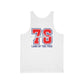 America 1776 Tank Top — '76 Land of the Free Patriotic Tank, Sizes XS–2XL