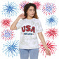 USA Est. 1776 Tie-Dye T-Shirt — Retro Patriotic Summer Tee, Sizes XS–XL