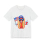 Fourth of July Funny Hot Dog Tee — Patriotic BBQ Graphic T-Shirt, Sizes XS–4XL