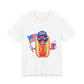 Fourth of July Funny Hot Dog Tee — Patriotic BBQ Graphic T-Shirt, Sizes XS–4XL