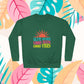 Good Vibes Sweatshirt — "Blue Skies Good Days" Retro Sun Crewneck, Sizes S–3XL