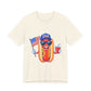 Fourth of July Funny Hot Dog Tee — Patriotic BBQ Graphic T-Shirt, Sizes XS–4XL