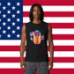 Hot Dog USA Tank Top — Funny Patriotic 4th of July BBQ Muscle Tee, Sizes S–2XL